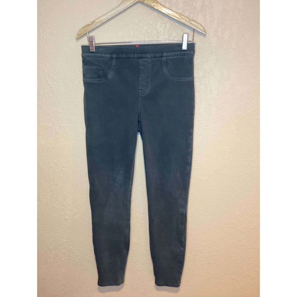 Spanx Women's‎ Medium Pull On Pants Olive Green Stretch , Size Medium